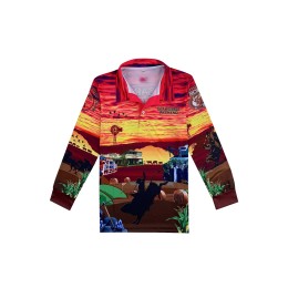 Order Long Sleeve Polo Shirt Sublimation Fashion Design All Over Printing Bullfighting Match Three Buttons Sublimation 100%Polyester P1480 Order Long Sleeve Polo Shirt Sublimation Fashion Design All Over Printing Bullfighting Match Three Buttons Sublimation 100%Polyester P1480